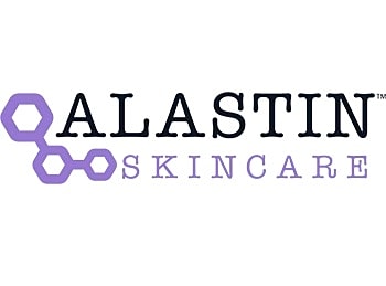 Alastin Skincare logo with hexagonal design elements.