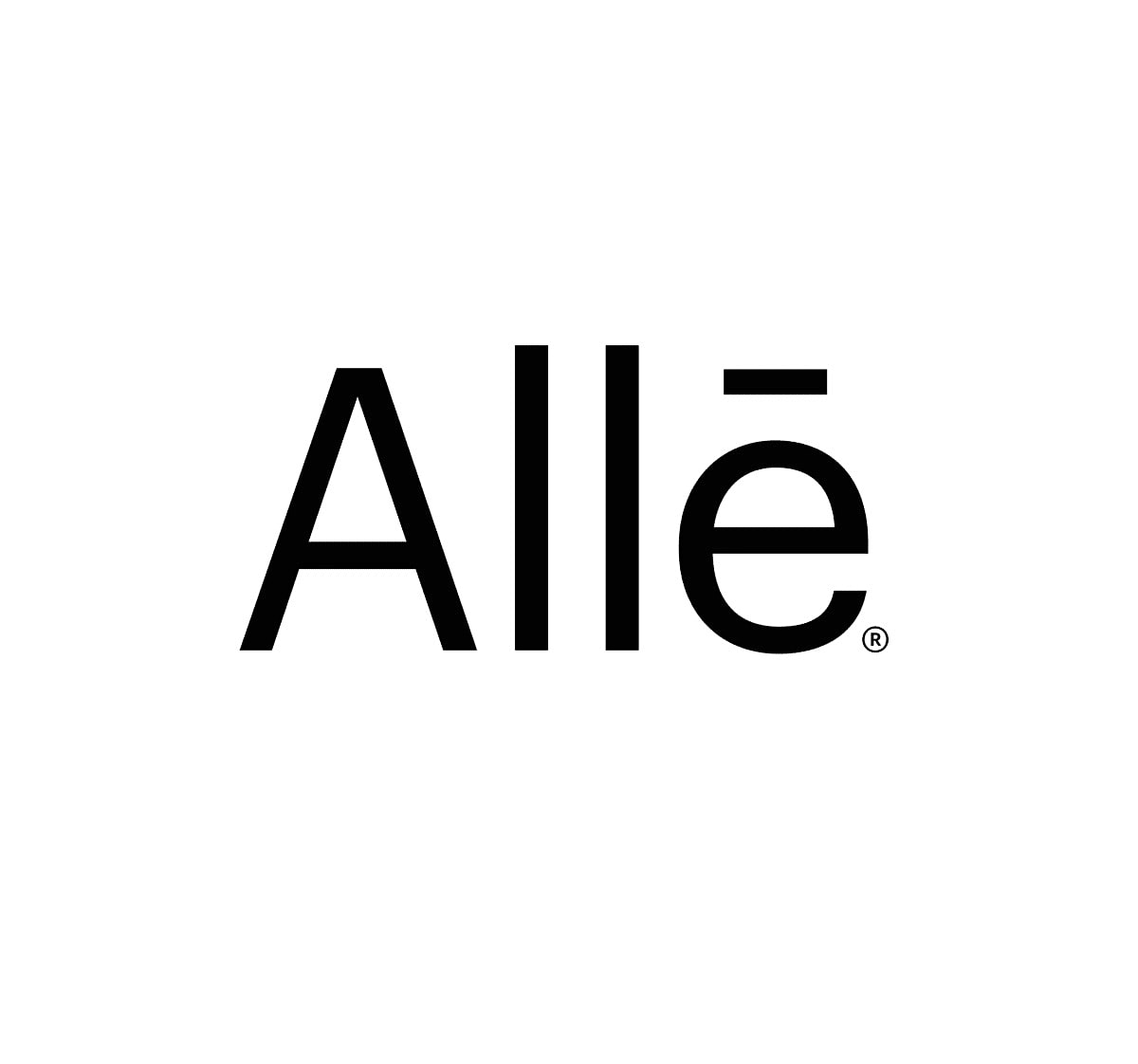 Logo of Allē brand in black text.