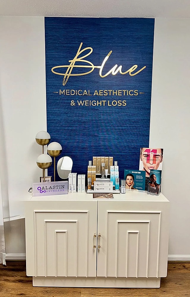 Medical aesthetics and weight loss display area.