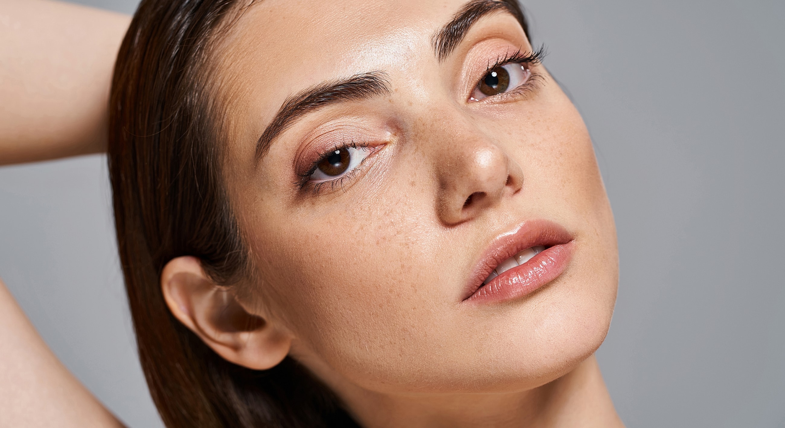 Close-up of woman showcasing natural beauty.